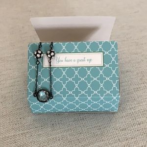 RETIRED Stella and Dot Chelsea Hematite Necklace